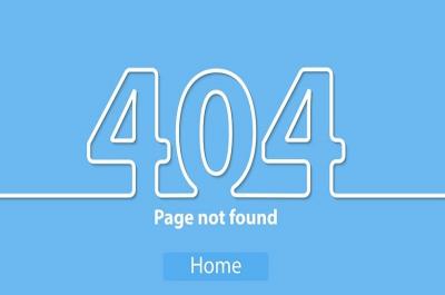 ارور 404 وب سایت